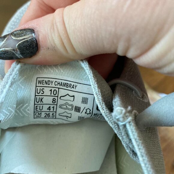 HEYDUDE Women's Grey and Tan Loafers - Picture 8 of 8